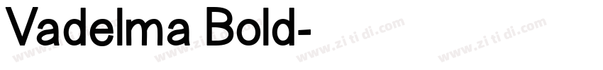 Vadelma Bold字体转换